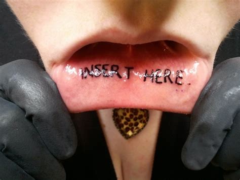 inner lip tattoos.